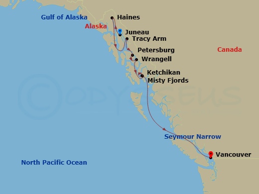 map of itinerary