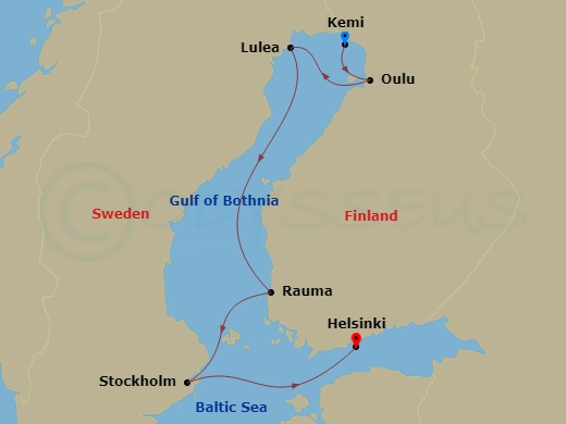 map of itinerary