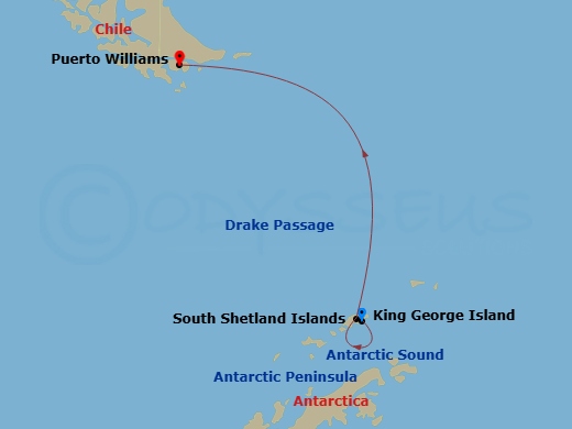 map of itinerary