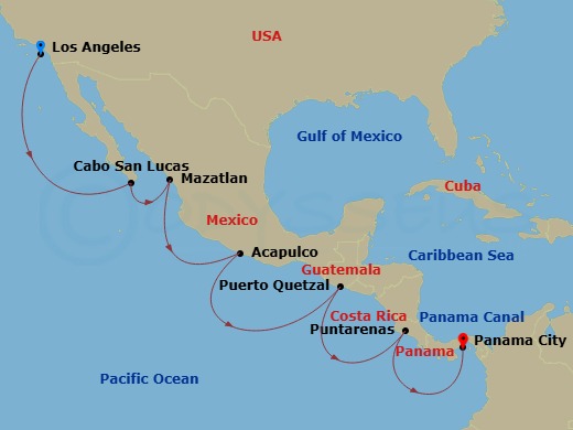 map of itinerary