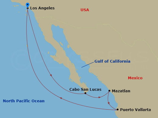 map of itinerary