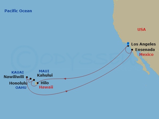 map of itinerary