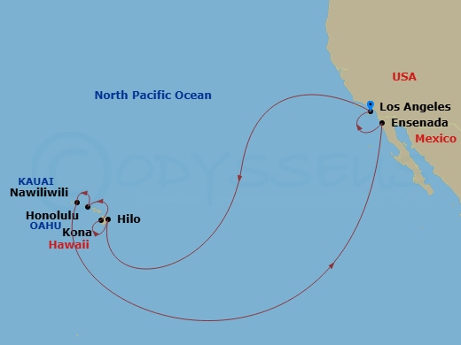 map of itinerary