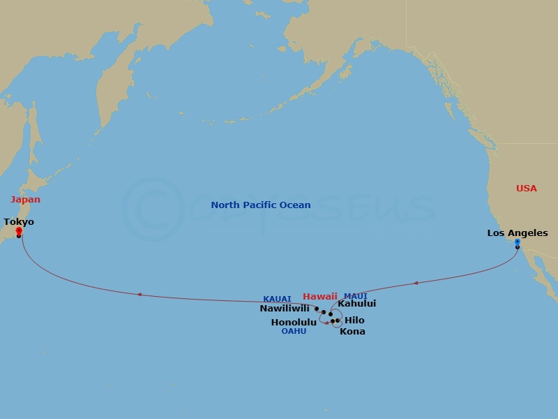 map of itinerary