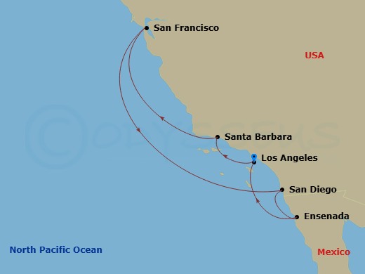map of itinerary