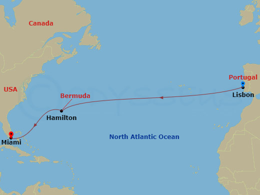 map of itinerary
