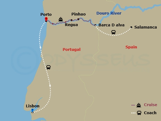 map of itinerary