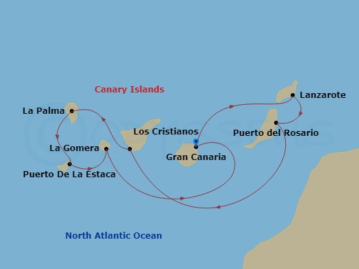 map of itinerary