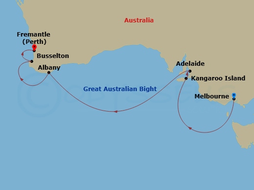 map of itinerary