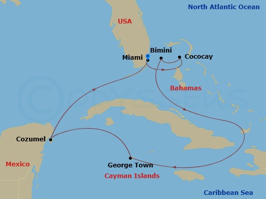 map of itinerary
