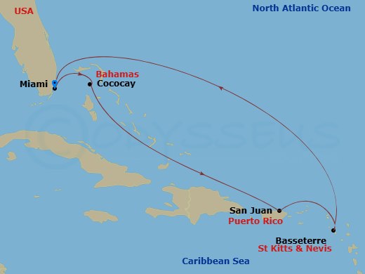 map of itinerary