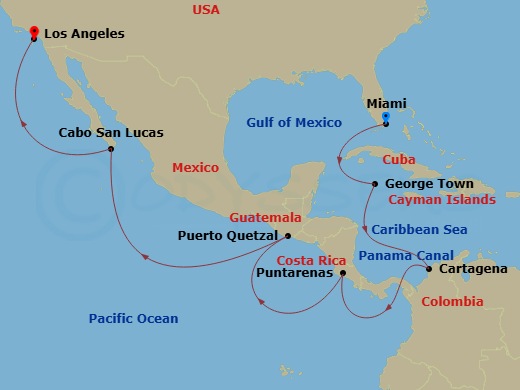 map of itinerary