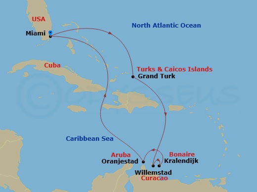 map of itinerary