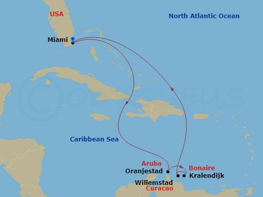 map of itinerary