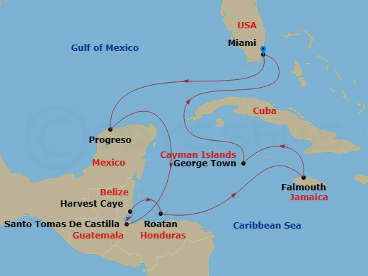 map of itinerary