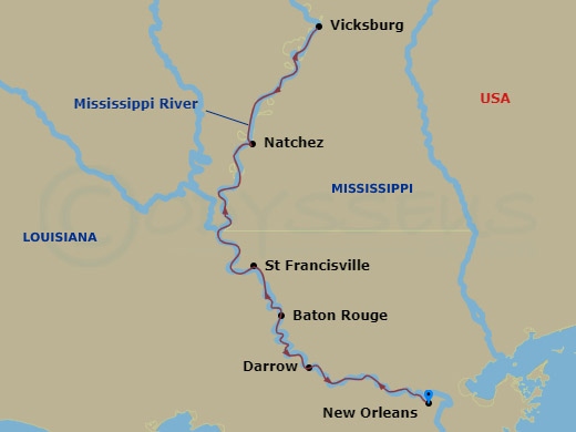 map of itinerary