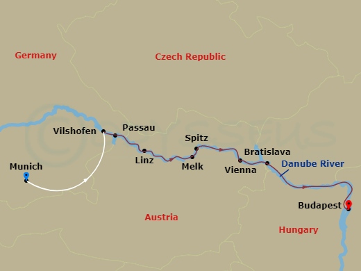 map of itinerary