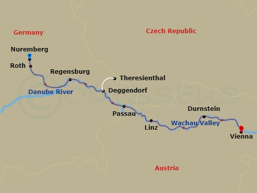 map of itinerary