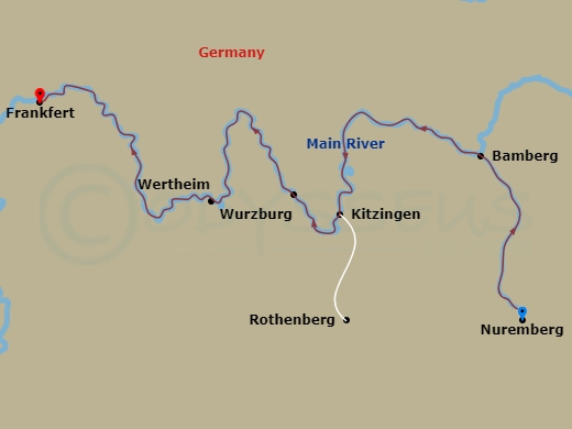map of itinerary