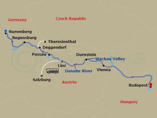 map of itinerary