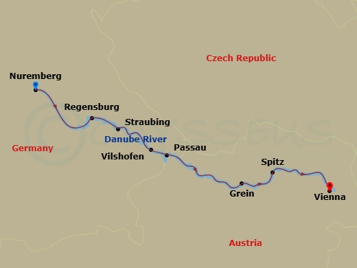map of itinerary