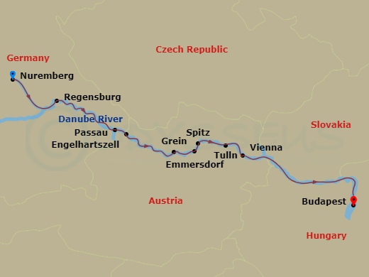 map of itinerary