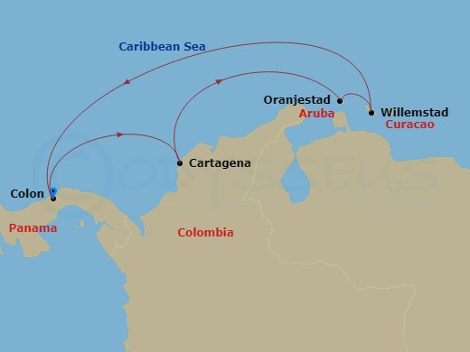 map of itinerary