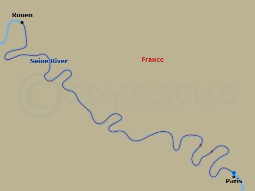 map of itinerary