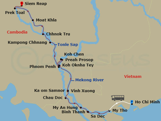map of itinerary