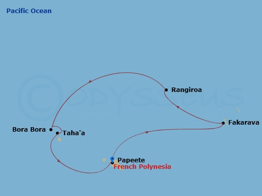 map of itinerary