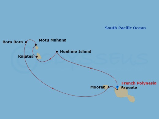 map of itinerary
