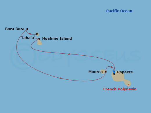 map of itinerary