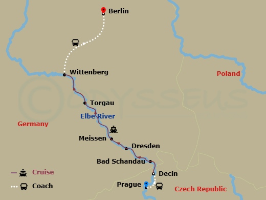 map of itinerary