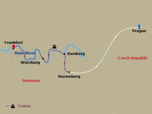 map of itinerary