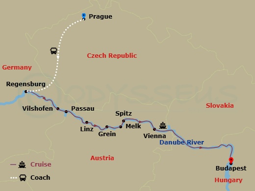 map of itinerary