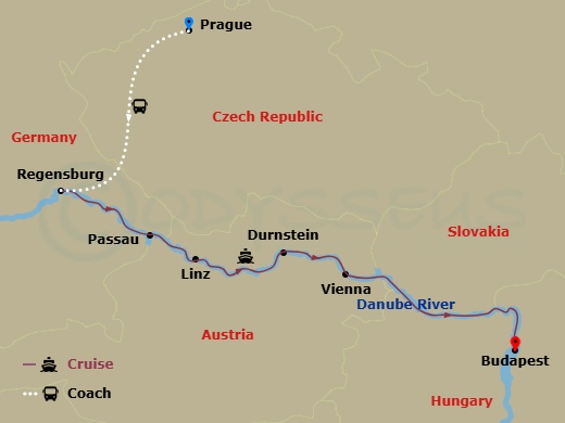 map of itinerary