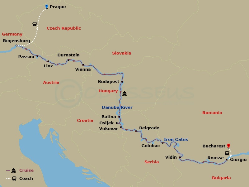 map of itinerary