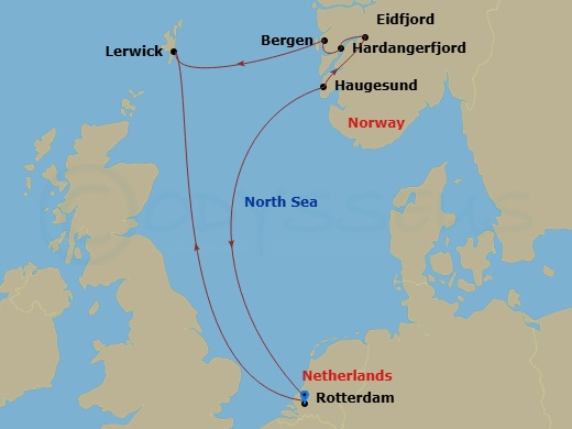 map of itinerary
