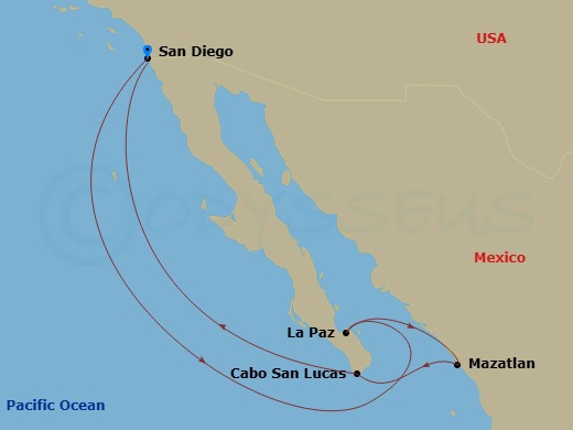 map of itinerary
