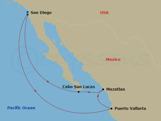map of itinerary
