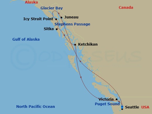 map of itinerary