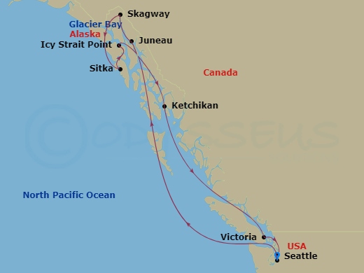 map of itinerary