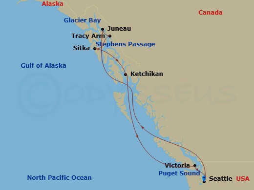 map of itinerary
