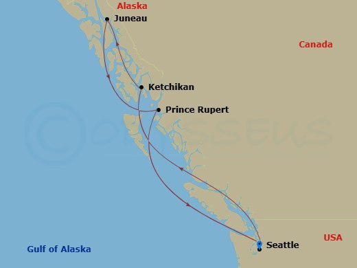 map of itinerary