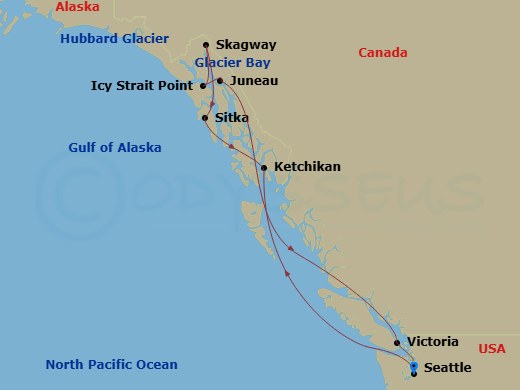 map of itinerary
