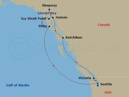 map of itinerary