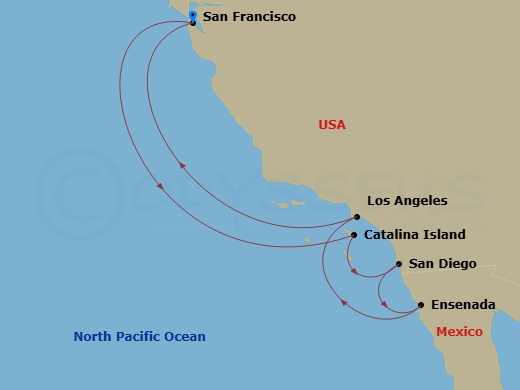 map of itinerary