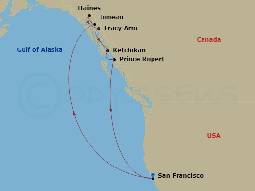 map of itinerary