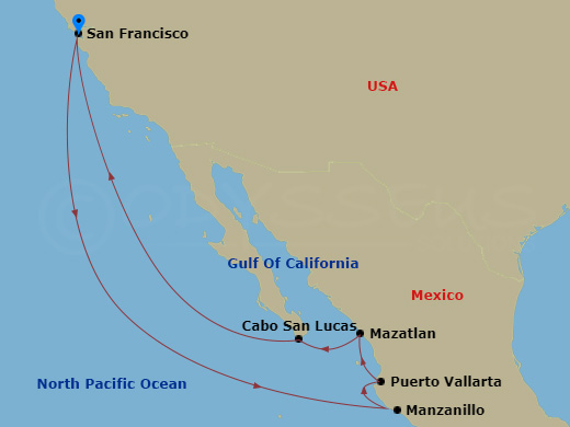 map of itinerary