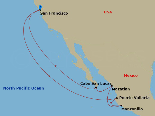 map of itinerary